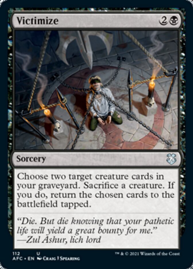 Victimize [Dungeons & Dragons: Adventures in the Forgotten Realms Commander] | Game Master's Emporium (The New GME)