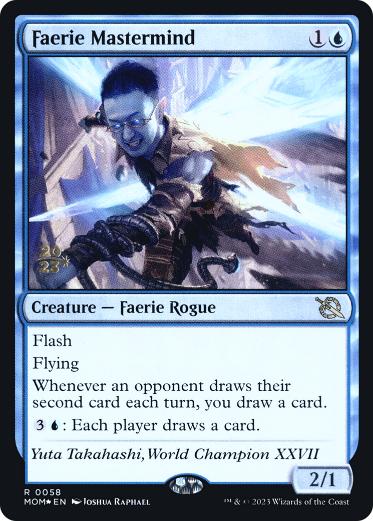 Faerie Mastermind [March of the Machine Prerelease Promos] | Game Master's Emporium (The New GME)