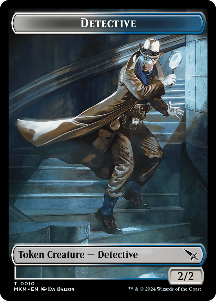 Detective // Ooze Double-Sided Token [Murders at Karlov Manor Tokens] | Game Master's Emporium (The New GME)