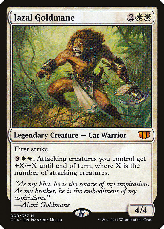 Jazal Goldmane [Commander 2014] | Game Master's Emporium (The New GME)