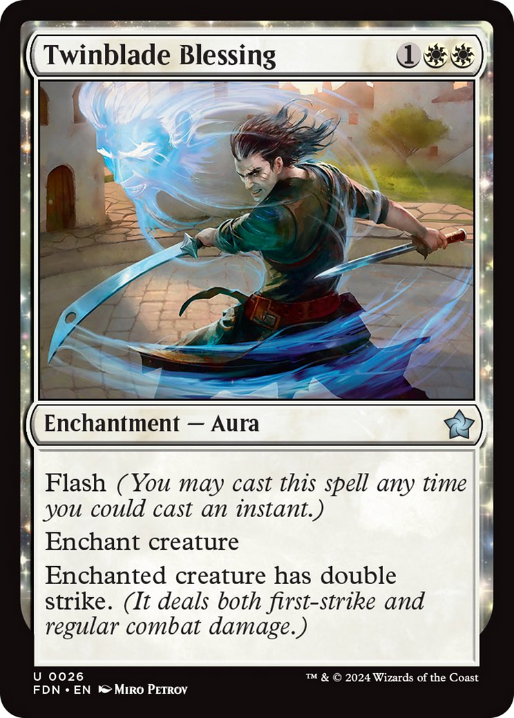 Twinblade Blessing [Foundations] | Game Master's Emporium (The New GME)