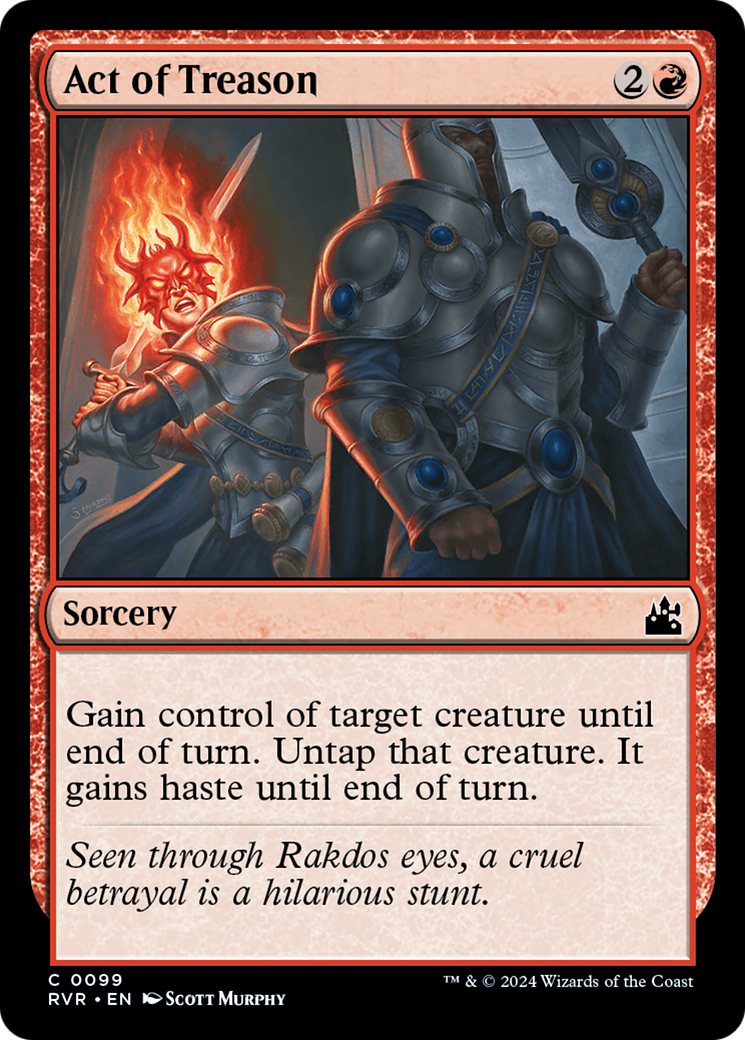 Act of Treason [Ravnica Remastered] | Game Master's Emporium (The New GME)