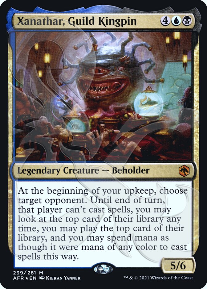 Xanathar, Guild Kingpin (Ampersand Promo) [Dungeons & Dragons: Adventures in the Forgotten Realms Promos] | Game Master's Emporium (The New GME)