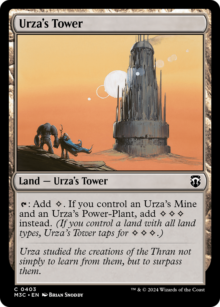 Urza's Tower (Ripple Foil) [Modern Horizons 3 Commander] | Game Master's Emporium (The New GME)