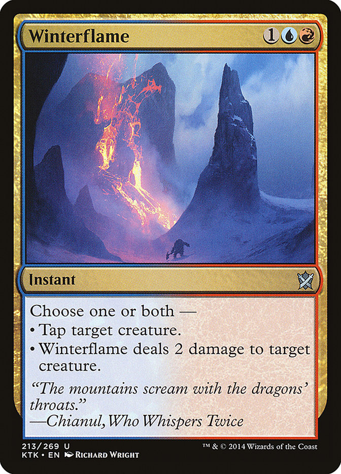 Winterflame [Khans of Tarkir] | Game Master's Emporium (The New GME)