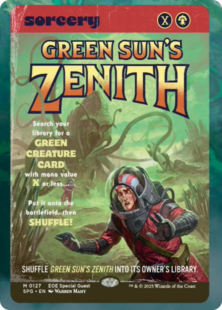 Green Sun's Zenith (Showcase) [Edge of Eternities Special Guests] | Game Master's Emporium (The New GME)