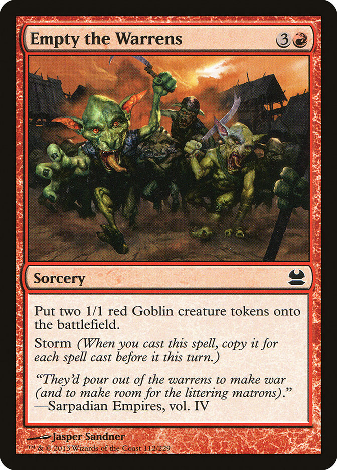 Empty the Warrens [Modern Masters] | Game Master's Emporium (The New GME)