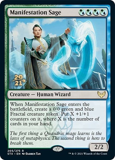 Manifestation Sage [Strixhaven: School of Mages Prerelease Promos] | Game Master's Emporium (The New GME)