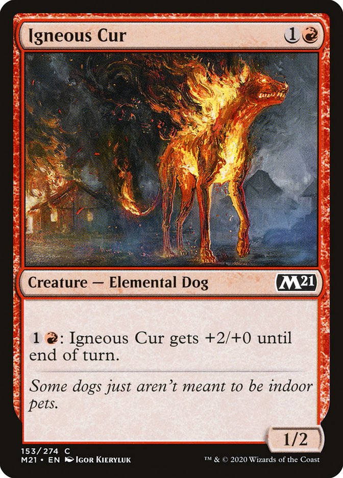 Igneous Cur [Core Set 2021] | Game Master's Emporium (The New GME)
