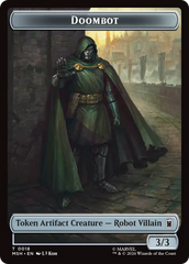 Merfolk // Doombot Double-Sided Token [Marvel Super Heroes Tokens] | Game Master's Emporium (The New GME)