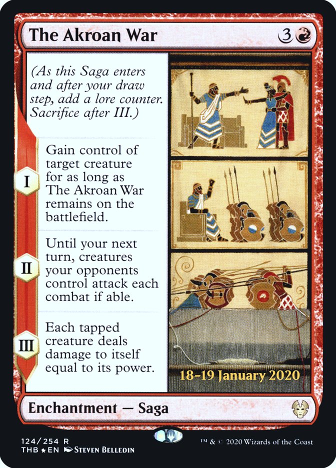 The Akroan War [Theros Beyond Death Prerelease Promos] | Game Master's Emporium (The New GME)
