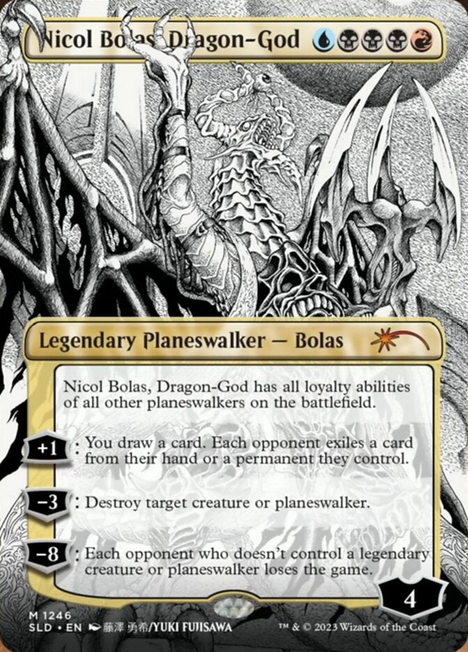 Nicol Bolas, Dragon-God (Borderless) [Secret Lair Drop Series] | Game Master's Emporium (The New GME)