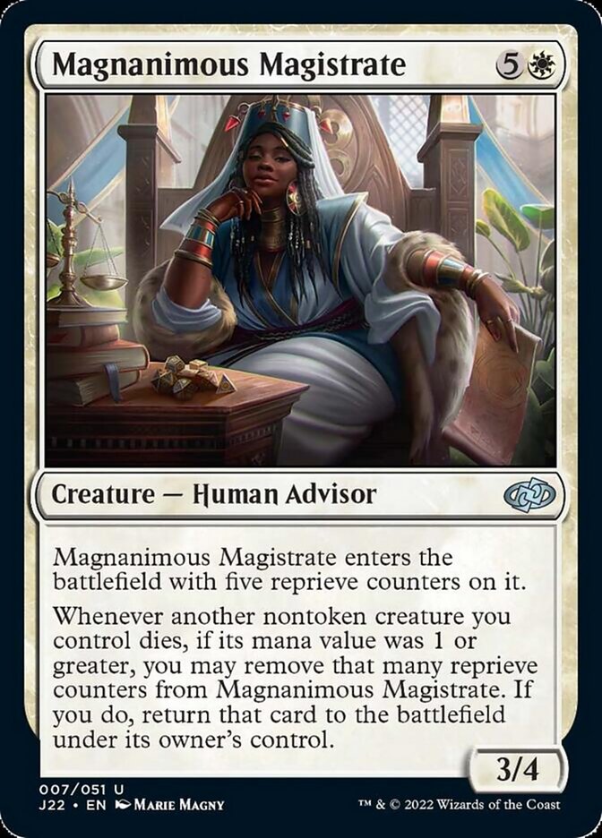 Magnanimous Magistrate [Jumpstart 2022] | Game Master's Emporium (The New GME)