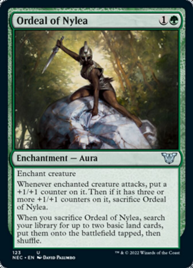 Ordeal of Nylea [Kamigawa: Neon Dynasty Commander] | Game Master's Emporium (The New GME)