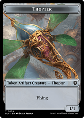 Goblin // Thopter Double-Sided Token [Bloomburrow Commander Tokens] | Game Master's Emporium (The New GME)