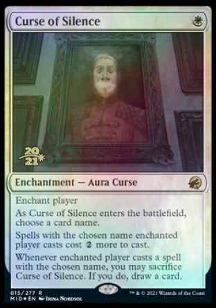 Curse of Silence [Innistrad: Midnight Hunt Prerelease Promos] | Game Master's Emporium (The New GME)