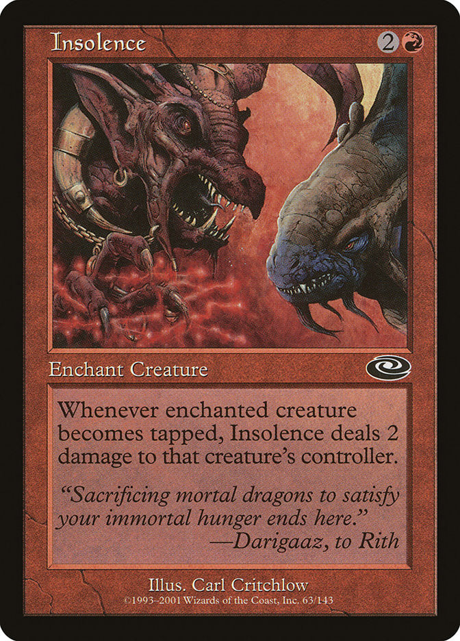 Insolence [Planeshift] | Game Master's Emporium (The New GME)