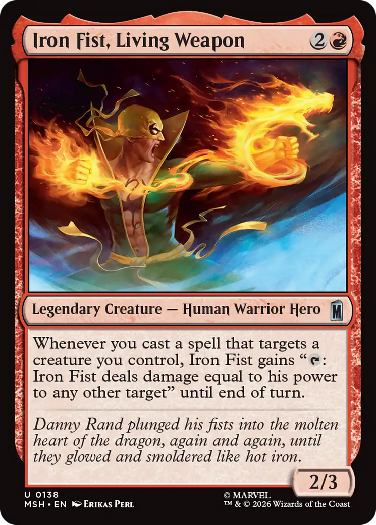Iron Fist, Living Weapon [Marvel Super Heroes] | Game Master's Emporium (The New GME)