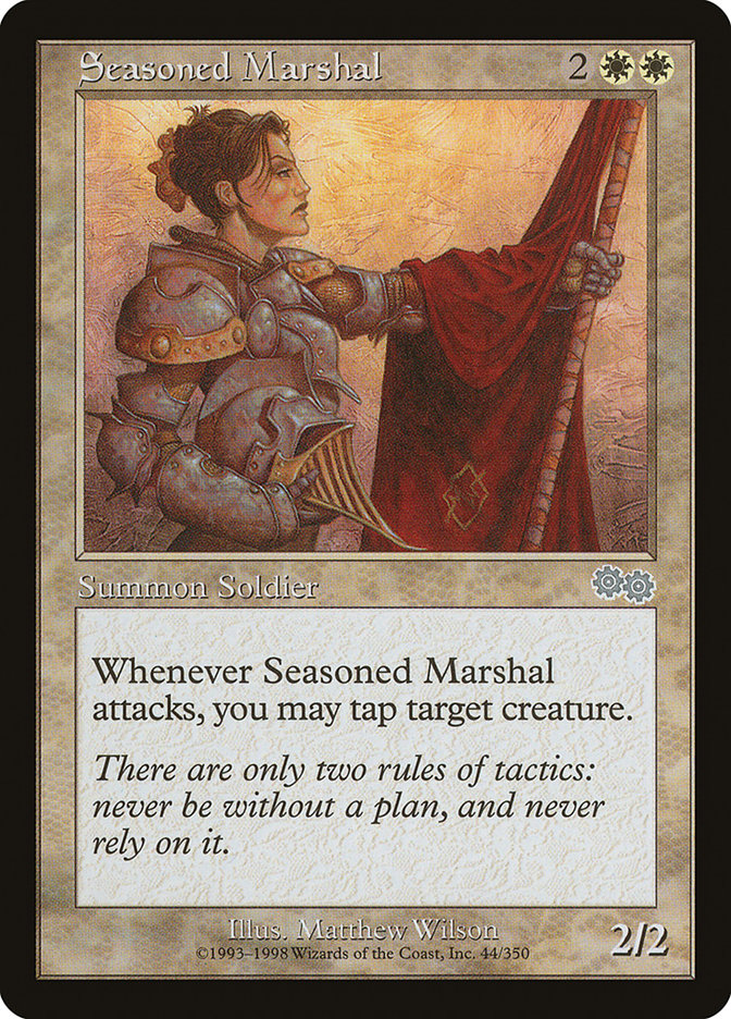 Seasoned Marshal [Urza's Saga] | Game Master's Emporium (The New GME)