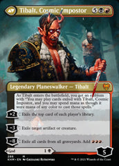 Valki, God of Lies // Tibalt, Cosmic Impostor (Borderless) [Kaldheim] | Game Master's Emporium (The New GME)