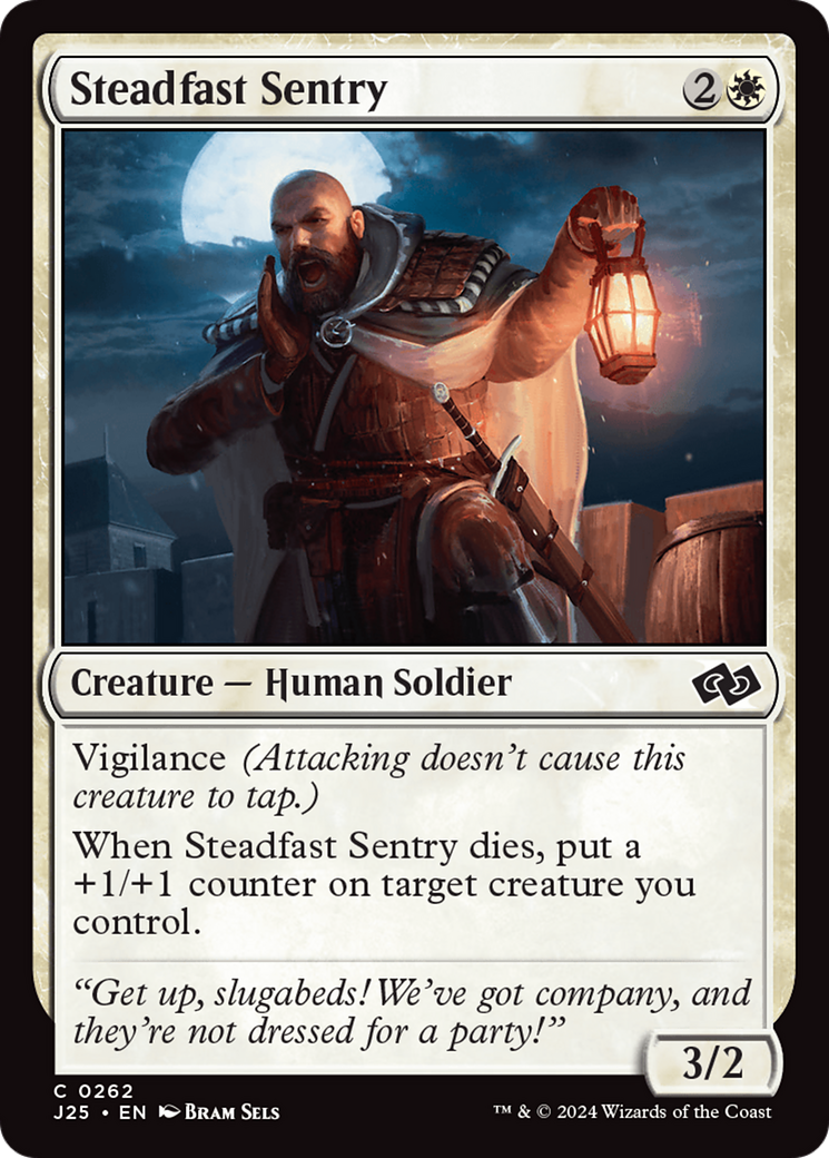 Steadfast Sentry [Foundations Jumpstart] | Game Master's Emporium (The New GME)