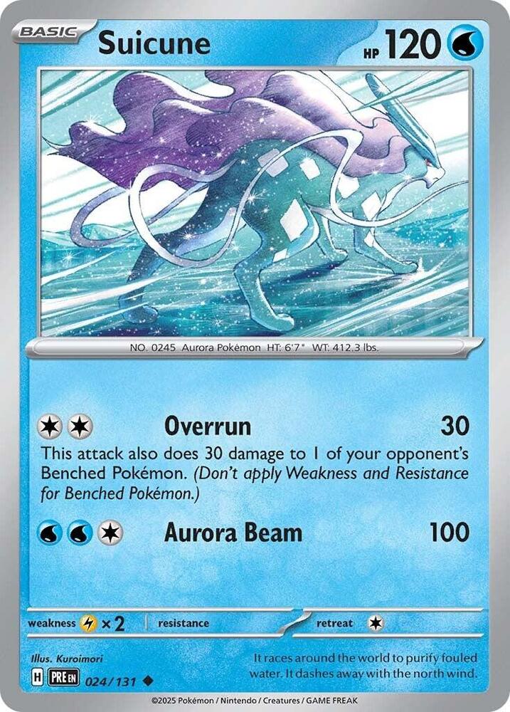 Suicune (024/131) [Scarlet & Violet: Prismatic Evolutions] | Game Master's Emporium (The New GME)