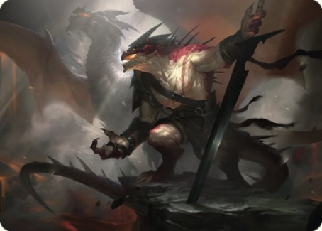 Rivaz of the Claw Art Card [Dominaria United Art Series] | Game Master's Emporium (The New GME)