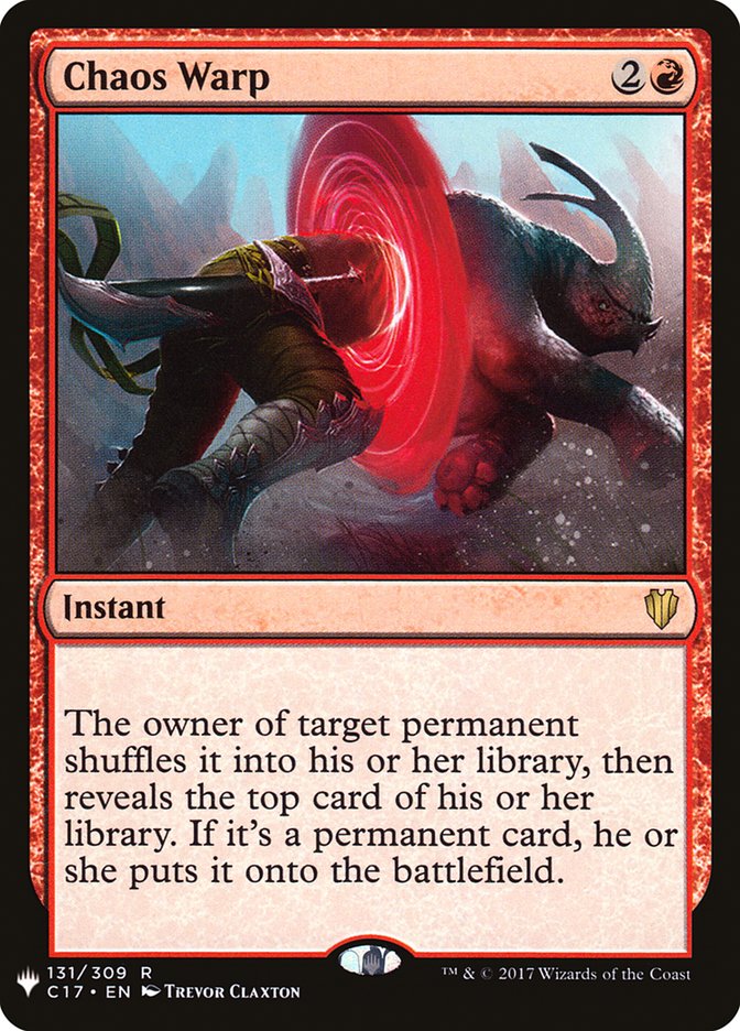 Chaos Warp (C17) [The List] | Game Master's Emporium (The New GME)