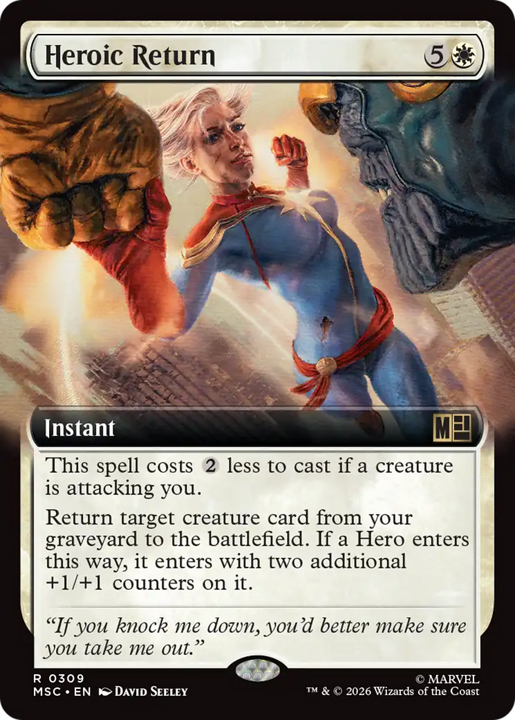 Heroic Return (Extended Art) [Marvel Super Heroes Commander] | Game Master's Emporium (The New GME)