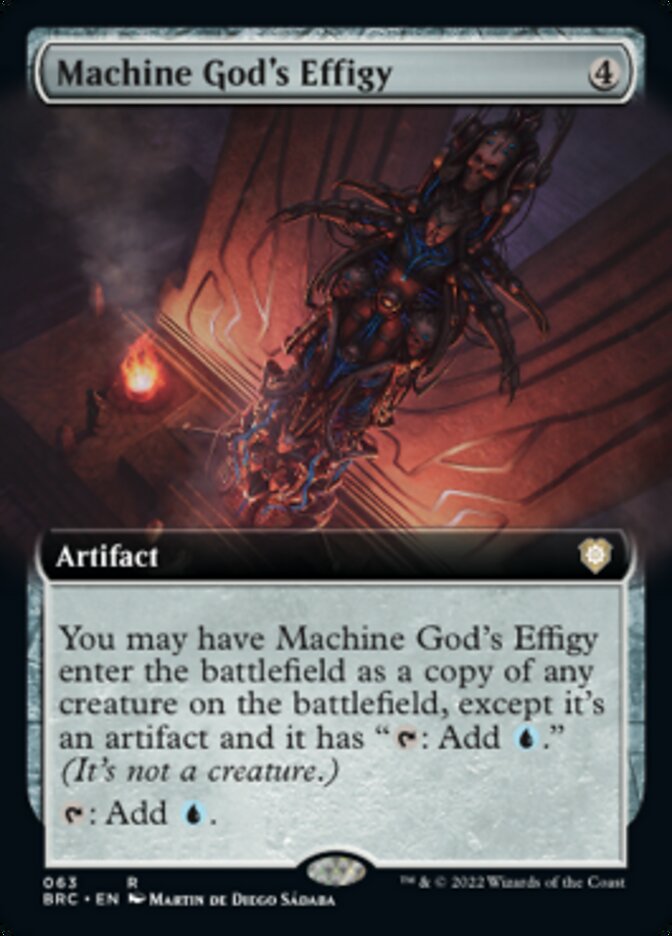 Machine God's Effigy (Extended Art) [The Brothers' War Commander] | Game Master's Emporium (The New GME)