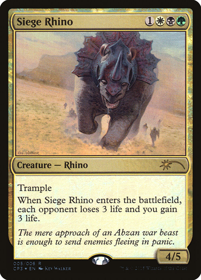 Siege Rhino [Magic Origins Clash Pack] | Game Master's Emporium (The New GME)