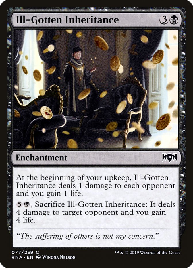 Ill-Gotten Inheritance [Ravnica Allegiance] | Game Master's Emporium (The New GME)