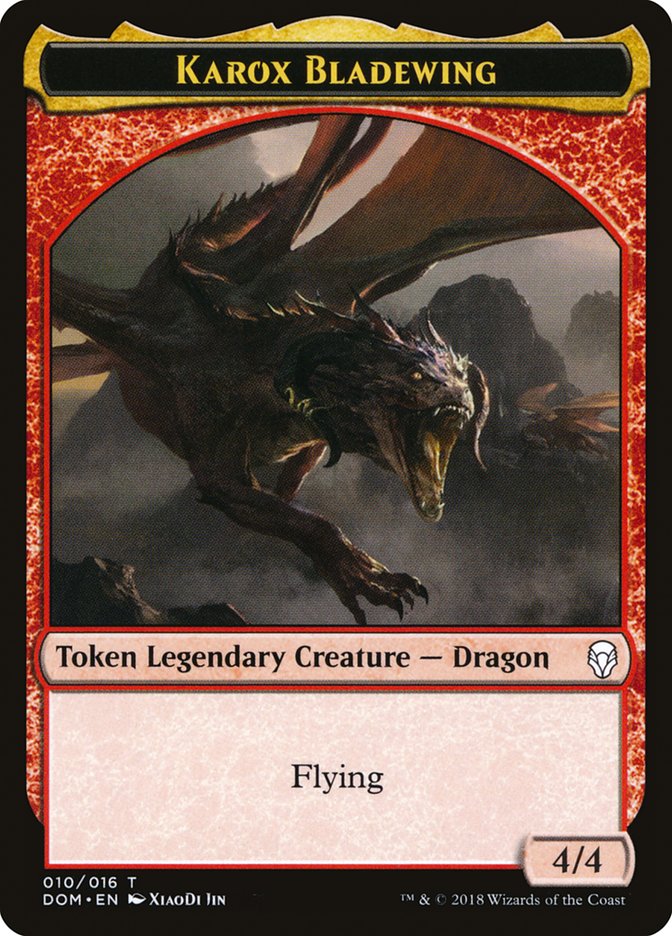 Karox Bladewing Token [Dominaria Tokens] | Game Master's Emporium (The New GME)