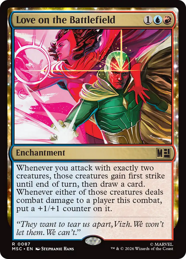 Love on the Battlefield (Surge Foil) [Marvel Super Heroes Commander] | Game Master's Emporium (The New GME)
