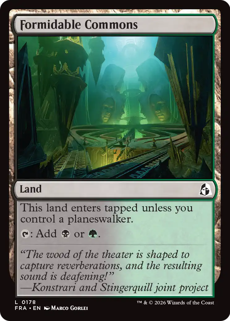 Formidable Commons [Reality Fracture] | Game Master's Emporium (The New GME)