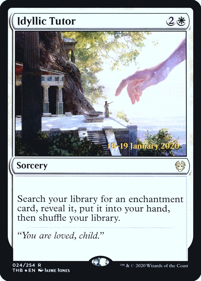Idyllic Tutor [Theros Beyond Death Prerelease Promos] | Game Master's Emporium (The New GME)