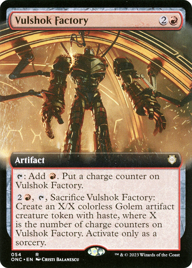 Vulshok Factory (Extended Art) [Phyrexia: All Will Be One Commander] | Game Master's Emporium (The New GME)