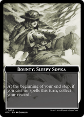 Bounty: Sleepy Sovka // Bounty Rules Double-Sided Token [Outlaws of Thunder Junction Commander Tokens] | Game Master's Emporium (The New GME)