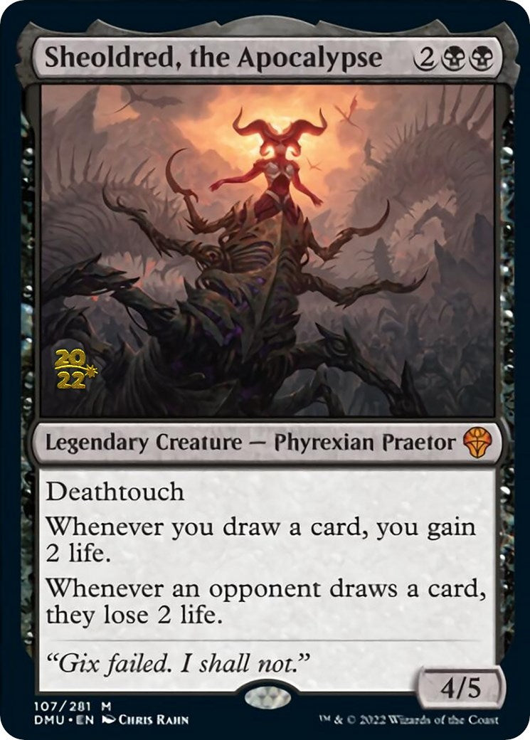 Sheoldred, the Apocalypse [Dominaria United Prerelease Promos] | Game Master's Emporium (The New GME)