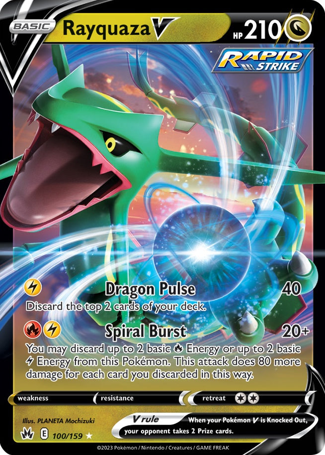 Rayquaza V 100/159 (Jumbo Card) [Sword & Shield: Evolving Skies] | Game Master's Emporium (The New GME)