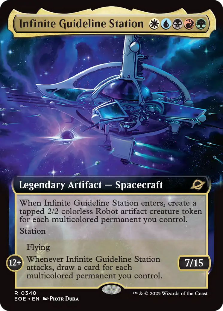 Infinite Guideline Station (Extended Art) [Edge of Eternities] | Game Master's Emporium (The New GME)