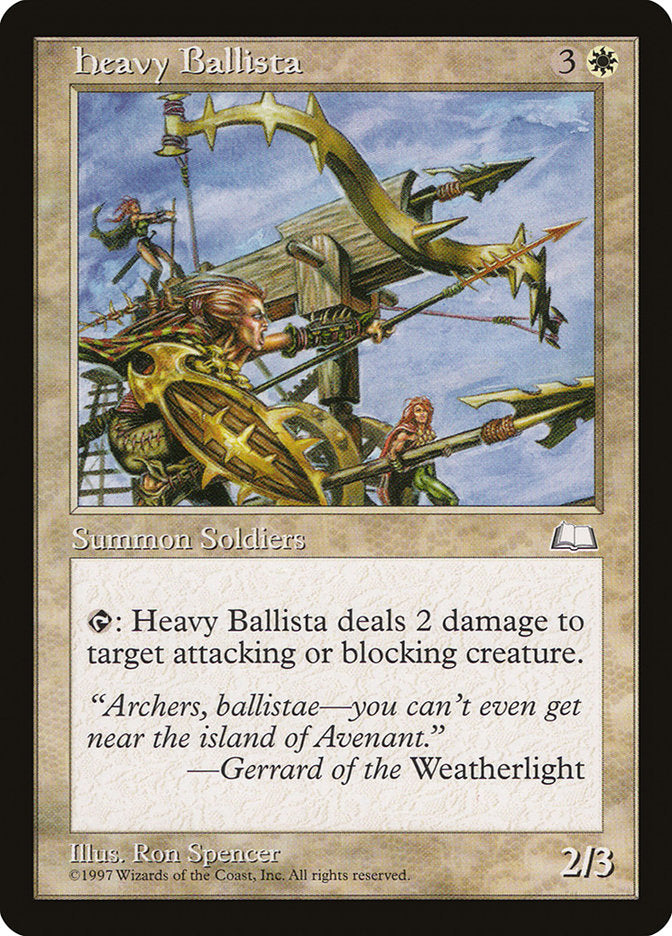 Heavy Ballista [Weatherlight] | Game Master's Emporium (The New GME)
