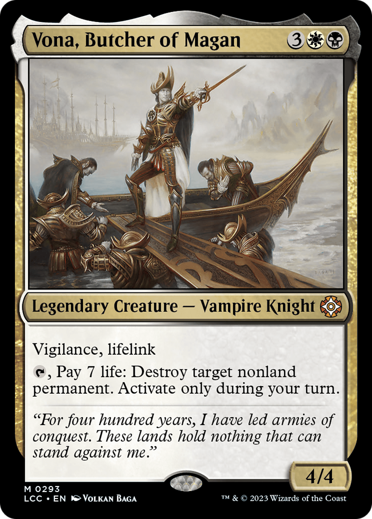 Vona, Butcher of Magan [The Lost Caverns of Ixalan Commander] | Game Master's Emporium (The New GME)