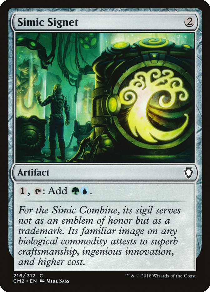 Simic Signet (216/312) [Commander Anthology Volume II] | Game Master's Emporium (The New GME)