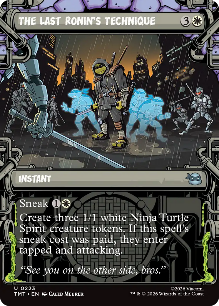 The Last Ronin's Technique (Showcase) [Teenage Mutant Ninja Turtles] | Game Master's Emporium (The New GME)
