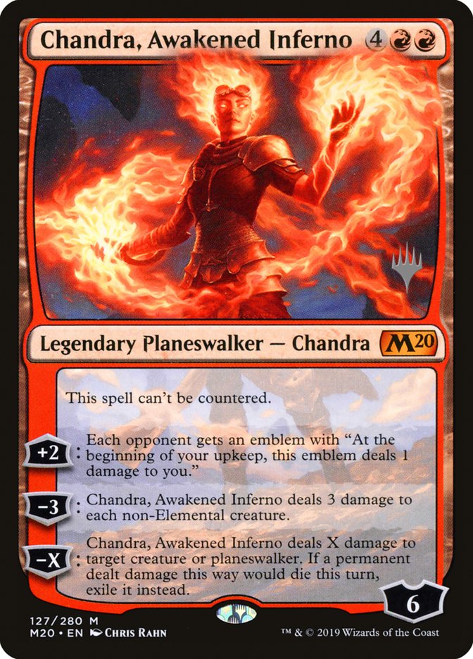 Chandra, Awakened Inferno (Promo Pack) [Core Set 2020 Promos] | Game Master's Emporium (The New GME)