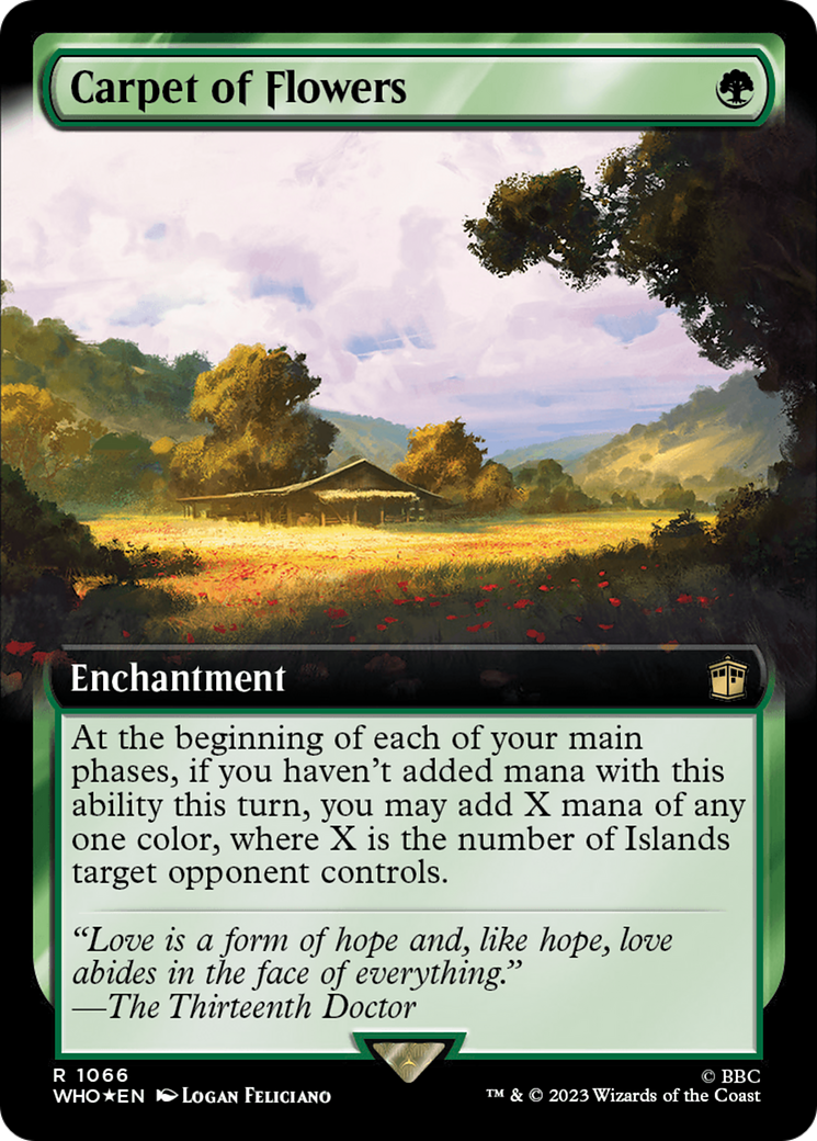 Carpet of Flowers (Extended Art) (Surge Foil) [Doctor Who] | Game Master's Emporium (The New GME)