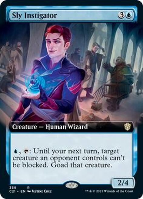 Sly Instigator (Extended Art) [Commander 2021] | Game Master's Emporium (The New GME)