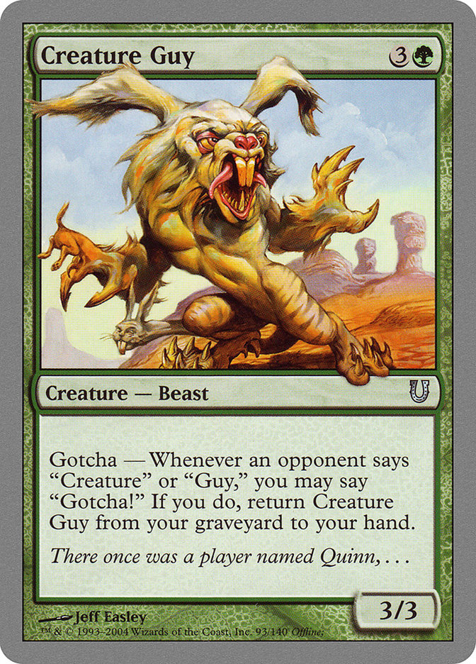 Creature Guy [Unhinged] | Game Master's Emporium (The New GME)