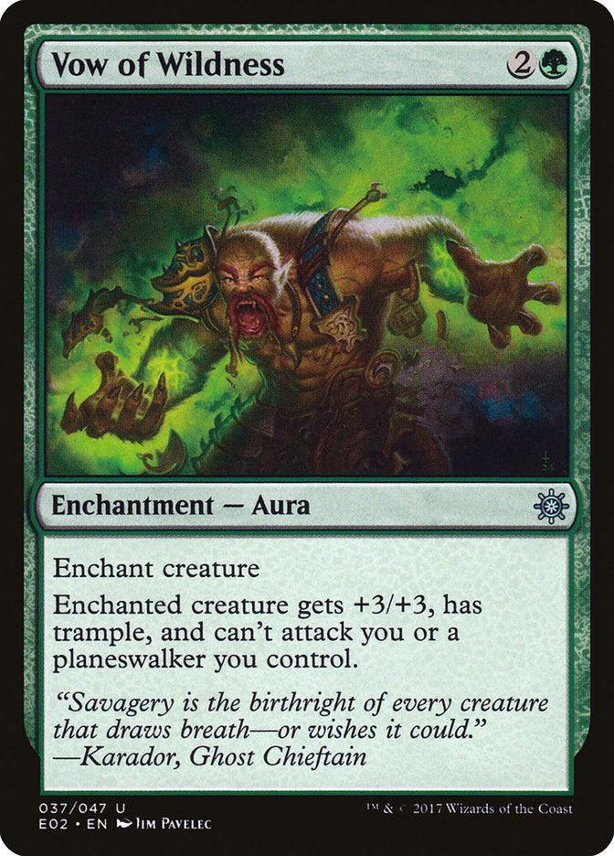 Vow of Wildness [Explorers of Ixalan] | Game Master's Emporium (The New GME)